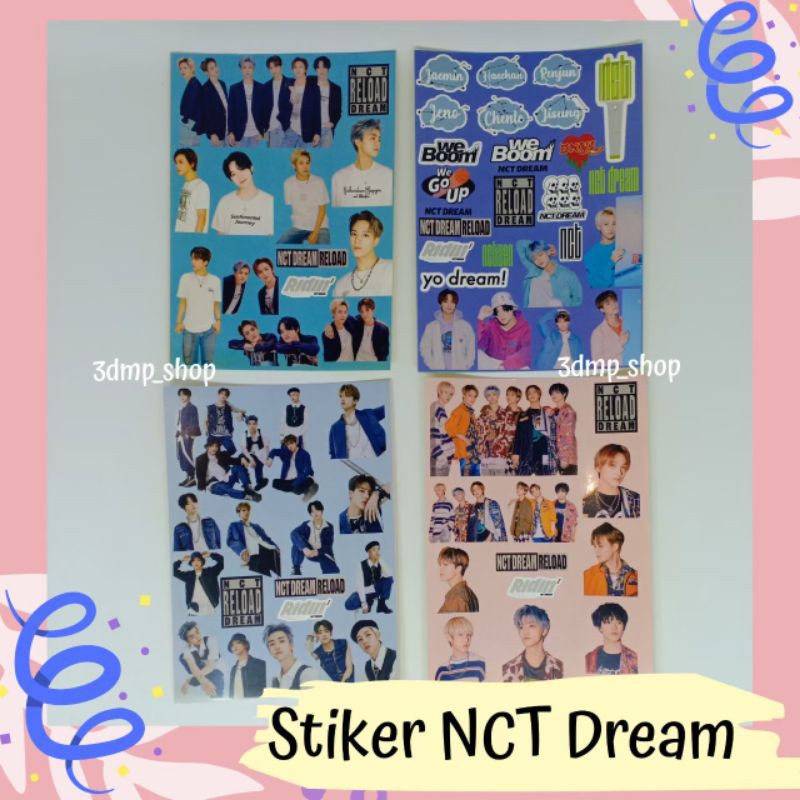 Stiker NCT Dream Kpop reload aesthetic