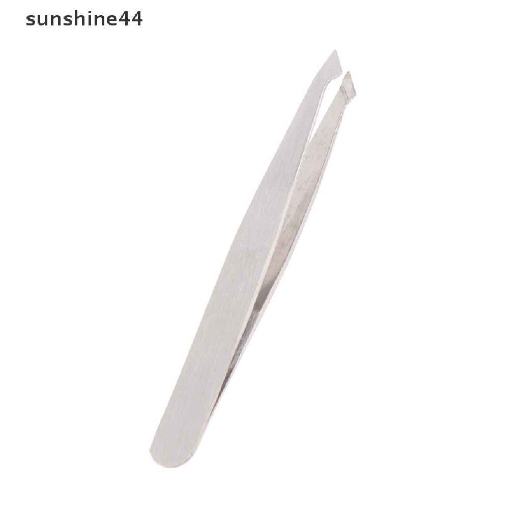 Sunshine Pinset Stainless Steel Untuk Alis / Bulu Mata Palsu