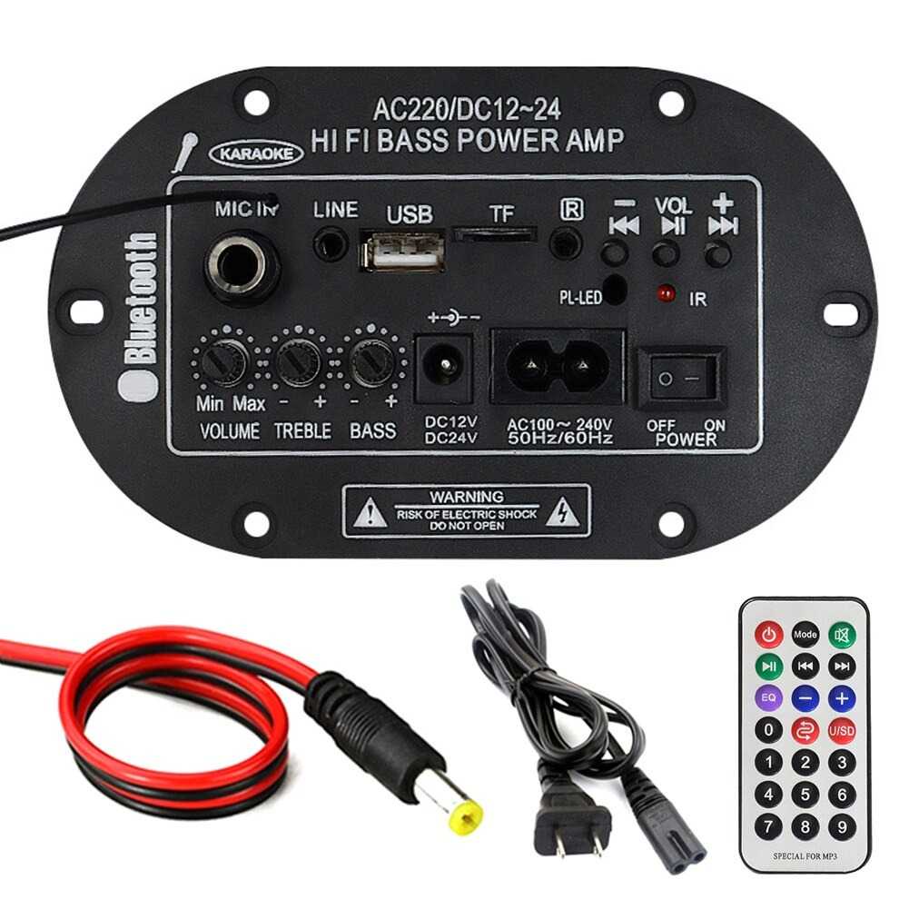 CHOETECH Amplifier Board Audio Bluetooth USB FM Radio TF - CHIF1224