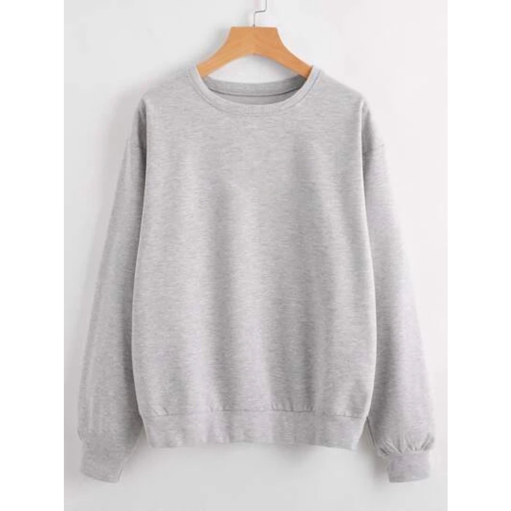 Sweater Crewneck Pria Wanita  Sweater Polos termurah UNISEX