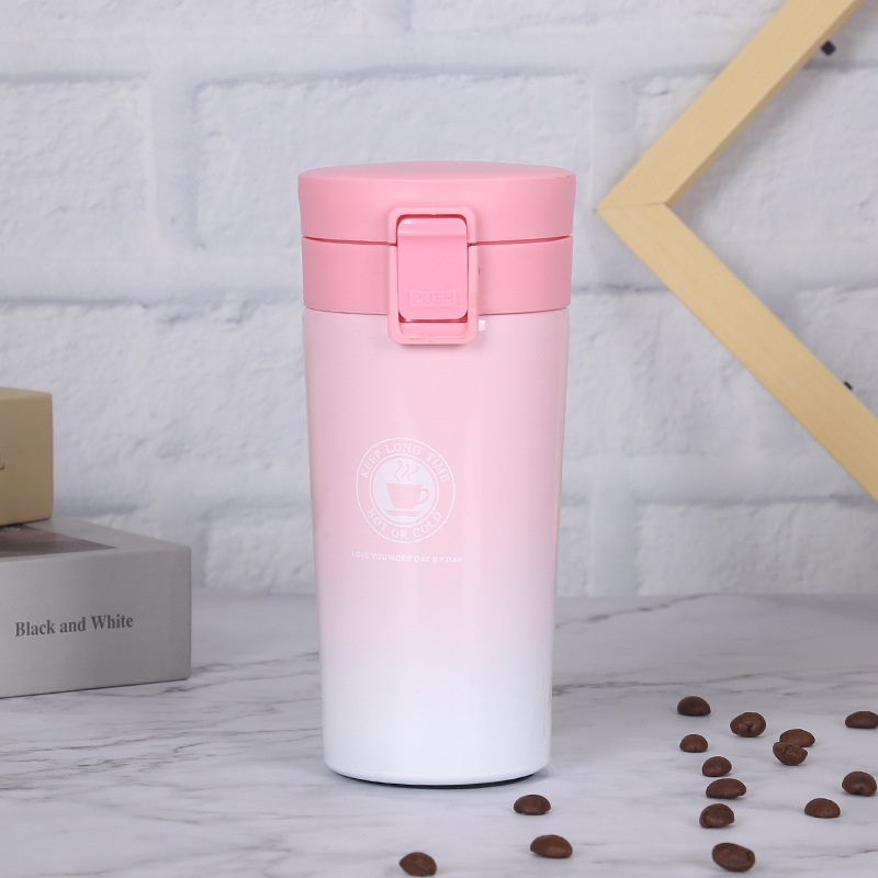 Thermos Coffee Kopi And Tea Cup Termos Mug Stainless Gradasi Tahan Panas/Dingin