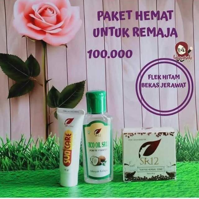 Paket hemat remaja sr12 skincare remaja skincare herbal