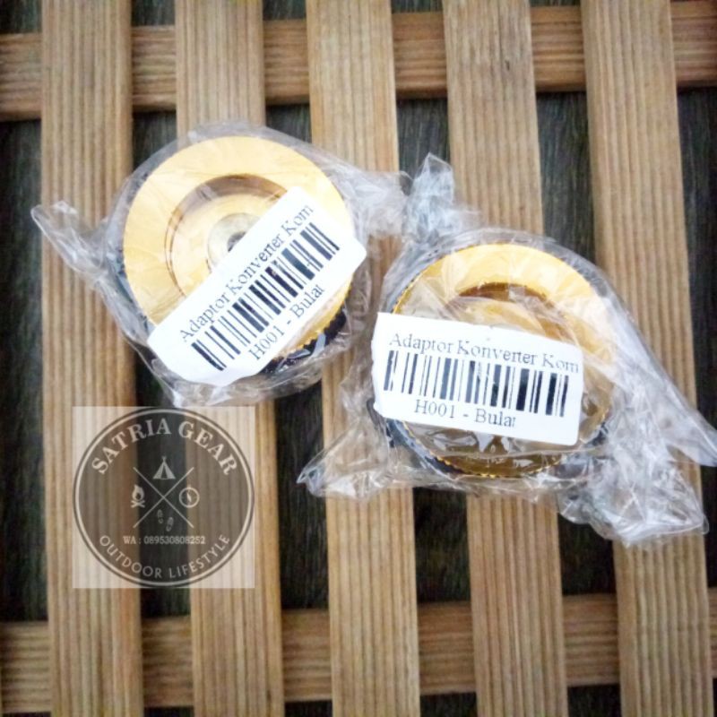 Adaptor sambungan kompor camping outdoor gas butane kaleng