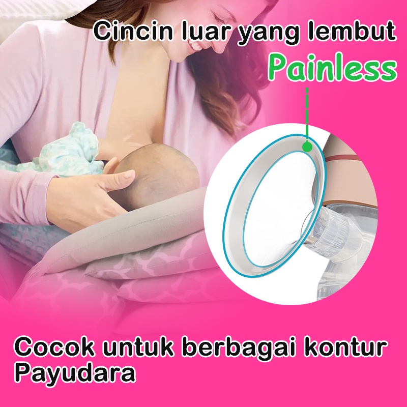 Electric Breast Pump Handsfree &amp; Single  / Breast Pump Elektrik Rechargeable / Portable Pompa ASI Elektrik BPA Free 9 Speeds Low Noise Painless Breast Pump &amp; Accessories