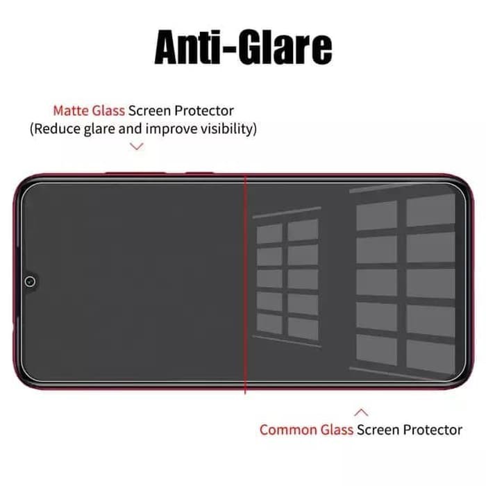 Xiaomi Redmi Note 7 Tempered Glass Matte Frosted Full Cover