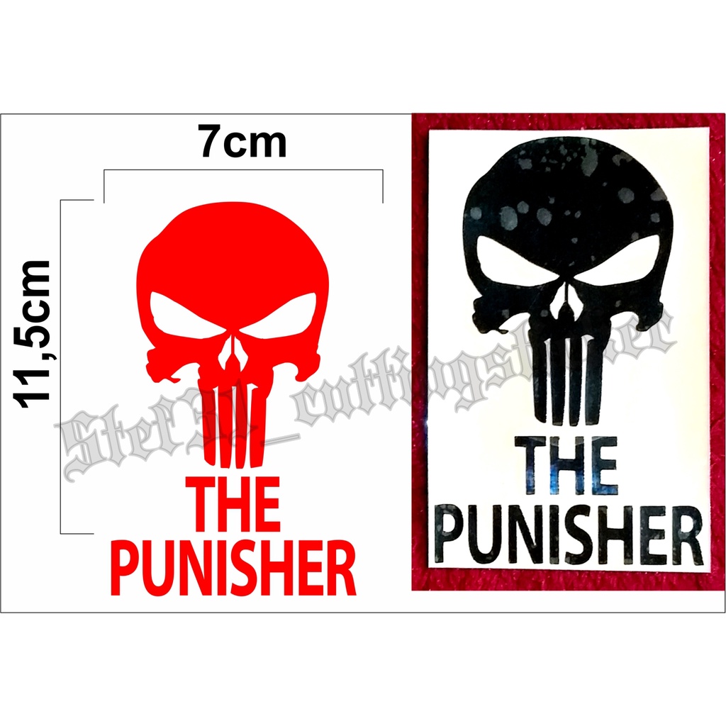 

Stiker cutting gambar punisher