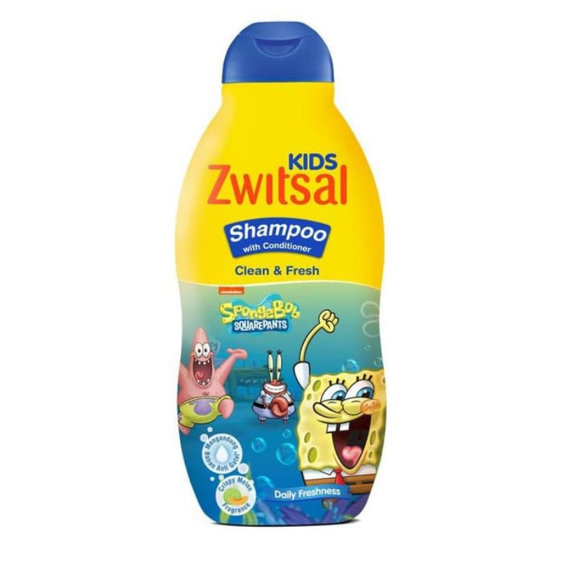 zwitsal Kids Shampoo Blue Clean and fresh 180 Ml