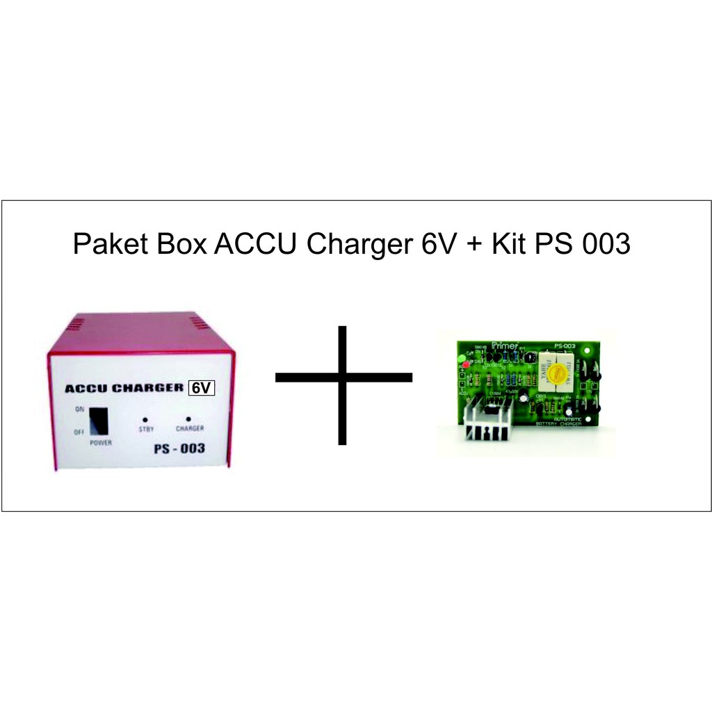 Paket Box dan Kit ACCU Charger 6V
