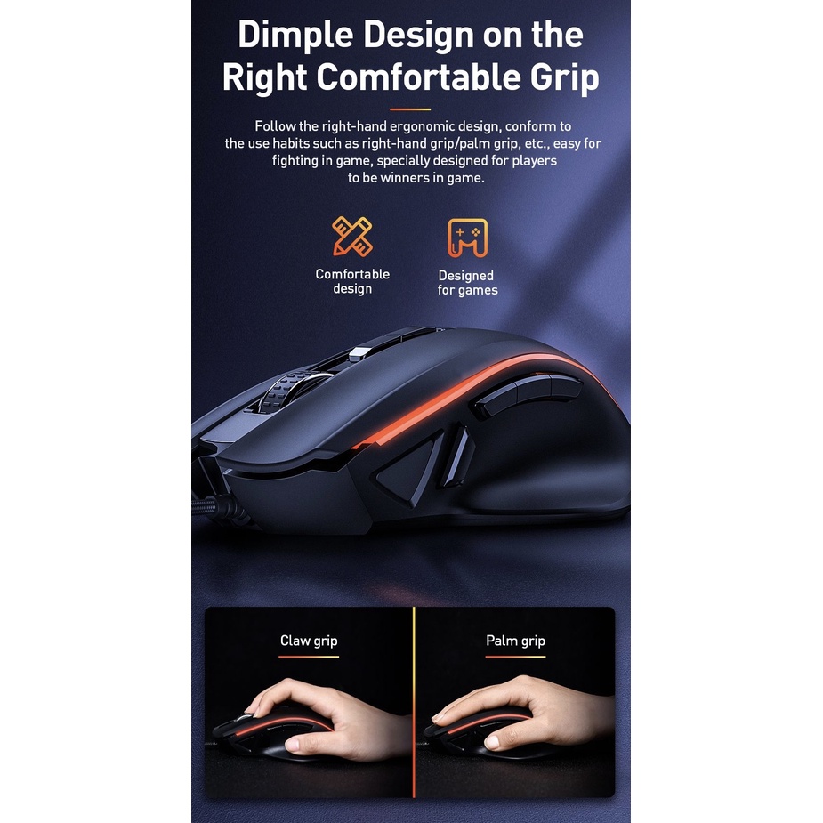 Programmable Buttons Gaming Mouse GAMO GM01 GMGM01