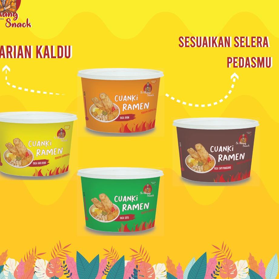 

| BIG SALE | New event | Splash CUANKI RAMEN INSTAN BY SI AKANG SNACK LAKOCA KYLAFOOD SEHOT GEPREK MANTAP JIWA BAPPER ENTIN RAOS NEW_PRODUCT