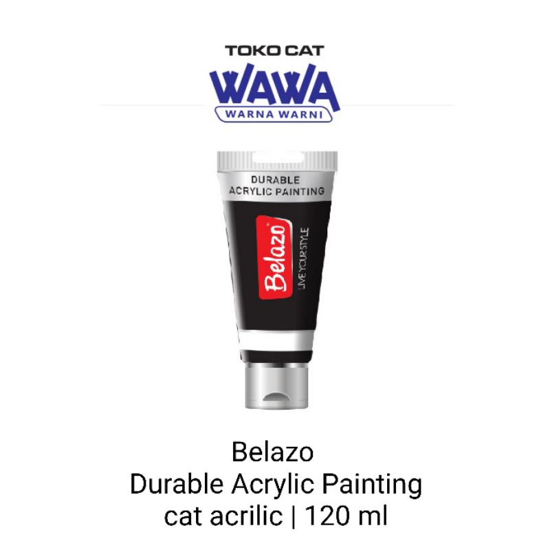 

Belazo cat lukis durable acrylic painting 120ml