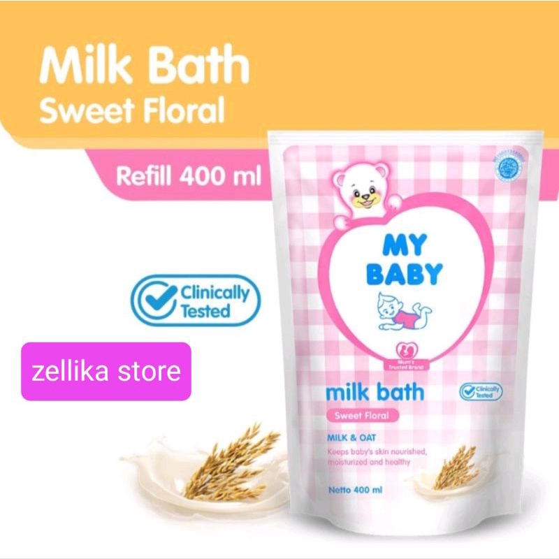 MY BABY MILK BATH REFILL 400ML &amp; 200ML