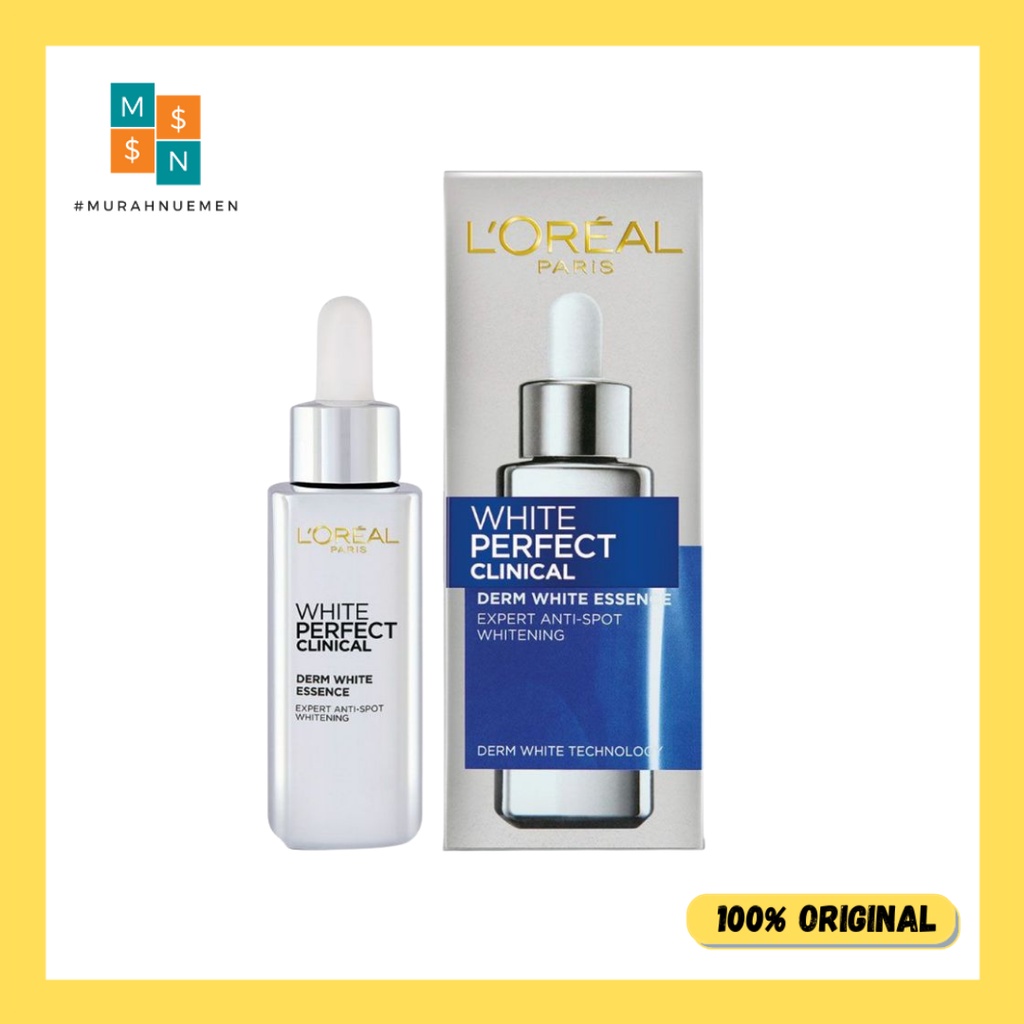 L'oreal Loreal Paris Serum White Perfect Clinical Derm White Essence 30 ml - Mencerahkan Menyamarkan noda hitam