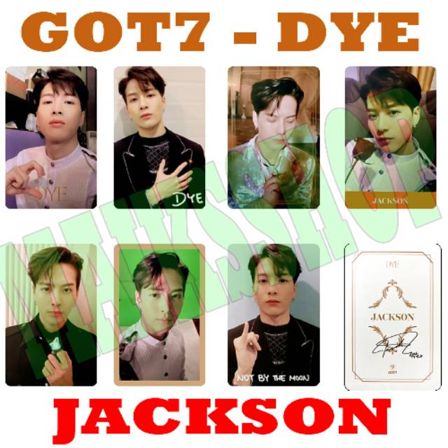 Got7 Dye Not By The Moon Photocard Kpop