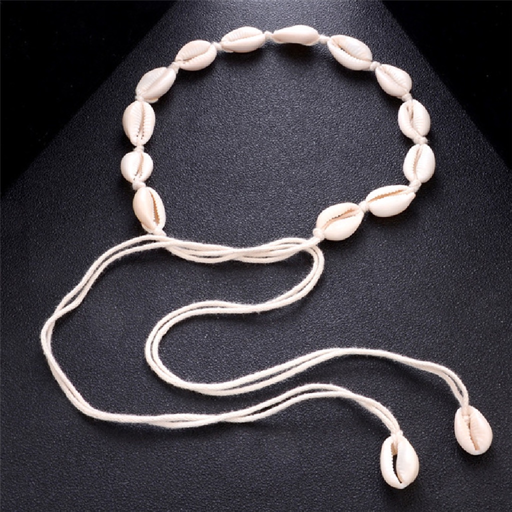 5026-4 Stylish Beach Bohemian Sea Shell Pendant Chain Choker Necklace Women Jewelry 5026-4