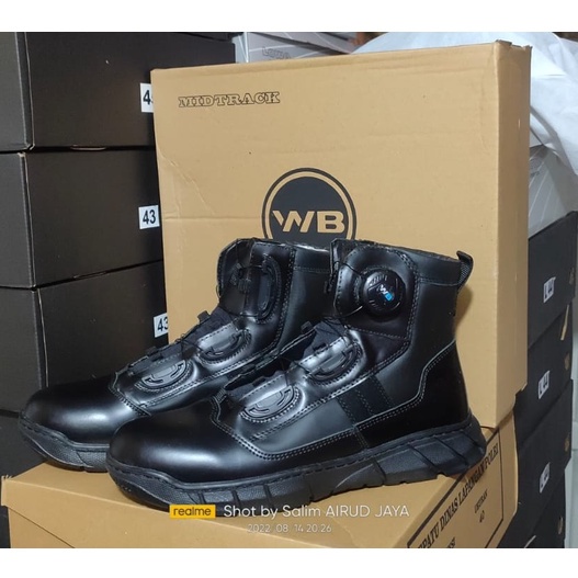 SEPATU PDH MIDTRACK TALI PUTAR WB ORIGINAL