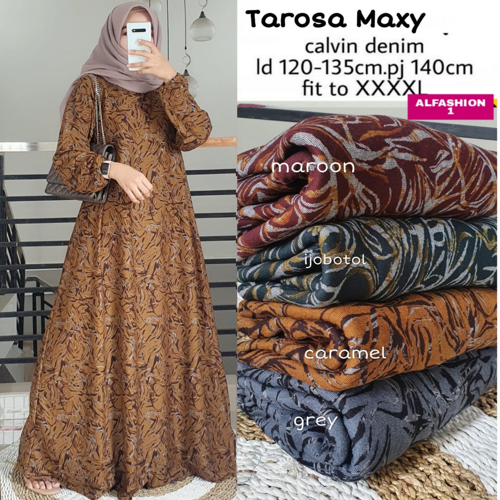 Tarosa Maxy Dress Casual Super Jumbo Calvin Denim