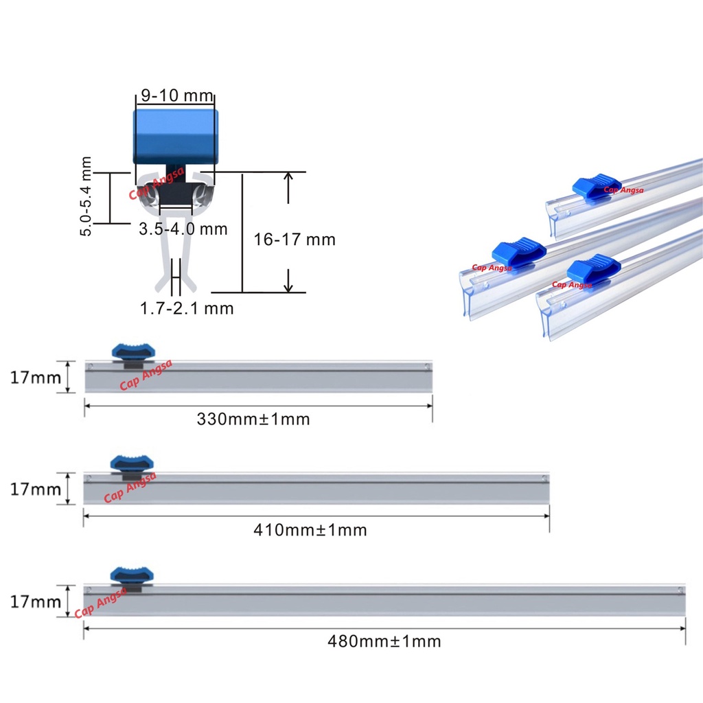 CLING WRAP FILM SLIDE CUTTER REFILL ALAT PEMOTONG DISPENSER ALUMUNIUM FOIL BAKING PAPER PISAU KATER CUTER RIFIL 1pc