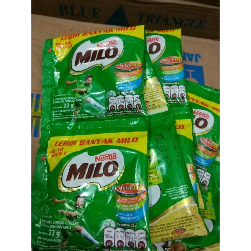 

Milo Active Go 22g per renceng isi 10+1pcs
