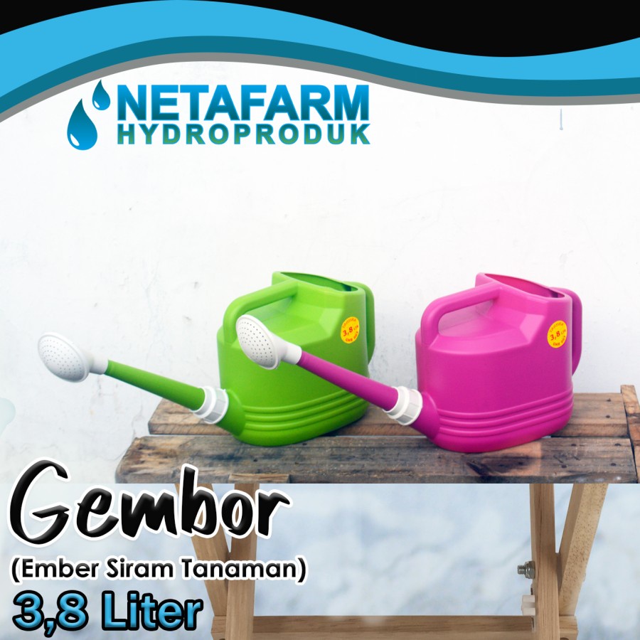 Gembor Air Ember Penyiram Tanaman Watering Can 3,8 Liter