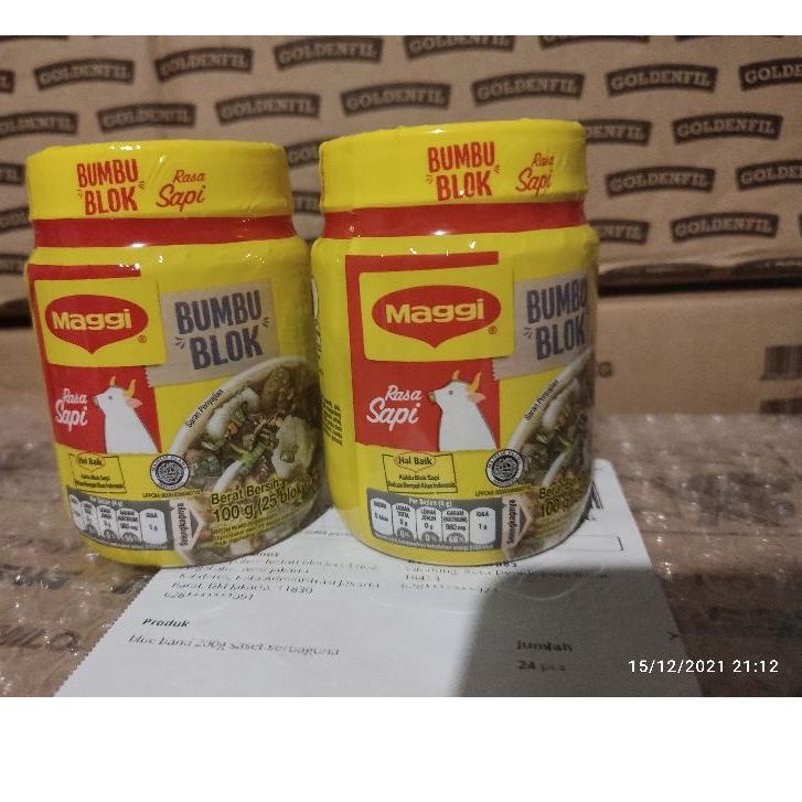 

Terlaris CCB9V Bumbu blok maggi cube sapi ( 25 x 4gr) V80 Ready Stock