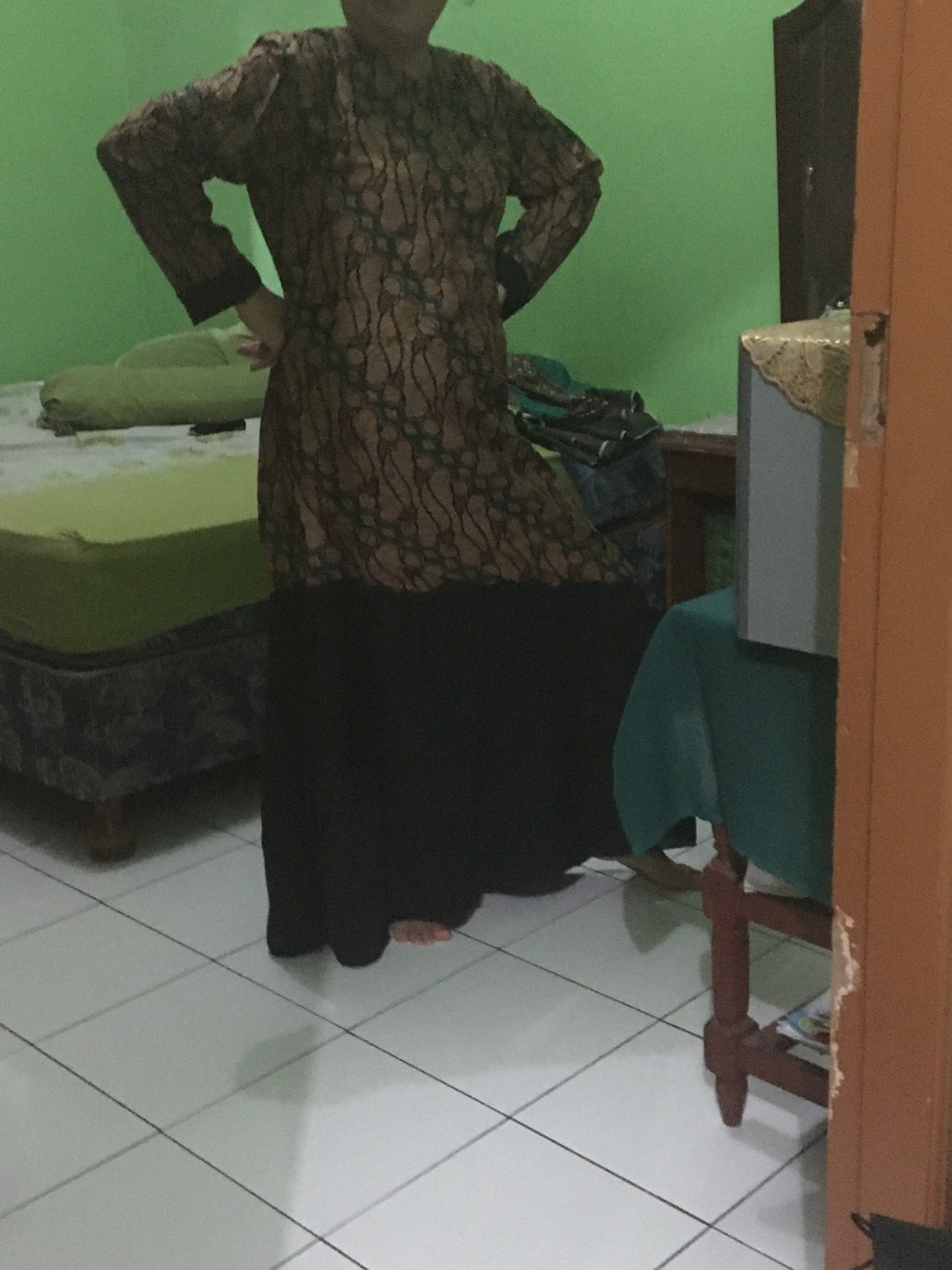 Meisya Stile Ori Gamis Batik Rempel Miring Best Seller