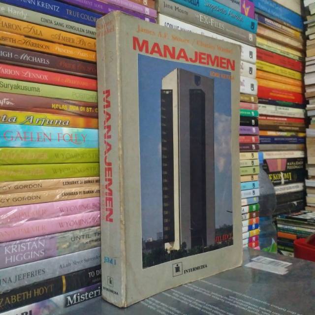 Buku Lawas 1986 MANAJEMEN Edisi ketiga jilid 1 James AF Stoner Erlangga
