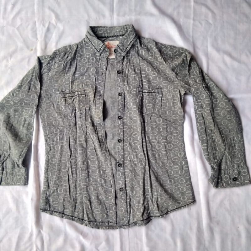 Kemeja Abu-abu JJ Jeans (preloved.this)