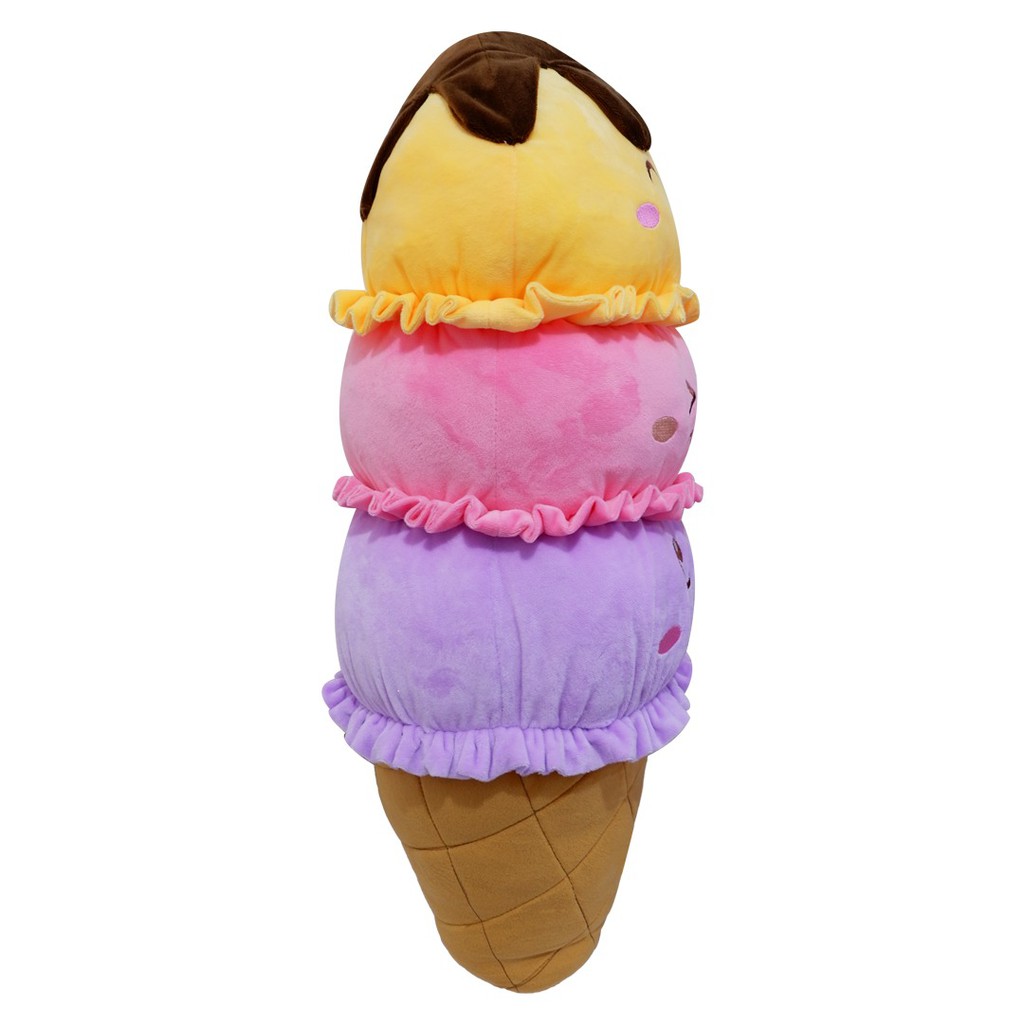 Boneka guling es krim ice cream lucu kualitas premium bahan halus lembut SNI-Istana Boneka-28inch