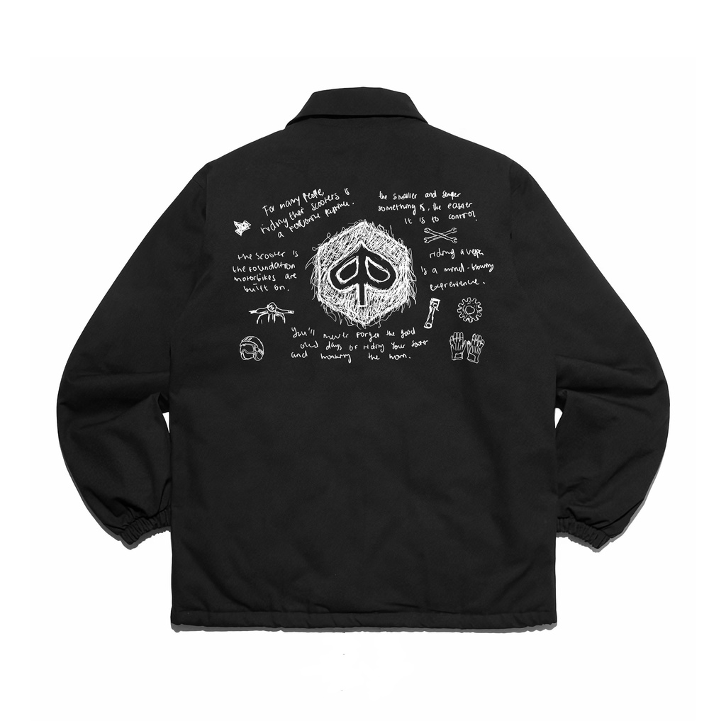Settlement Coach Jacket - Scratchline Vespa