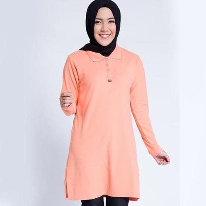 ATASAN MUSLIM JAHITAN RAPI FASHION MUSLIMAH DAUKY - LONG POLO SHIRT FASHION MUSLIMAH MB2