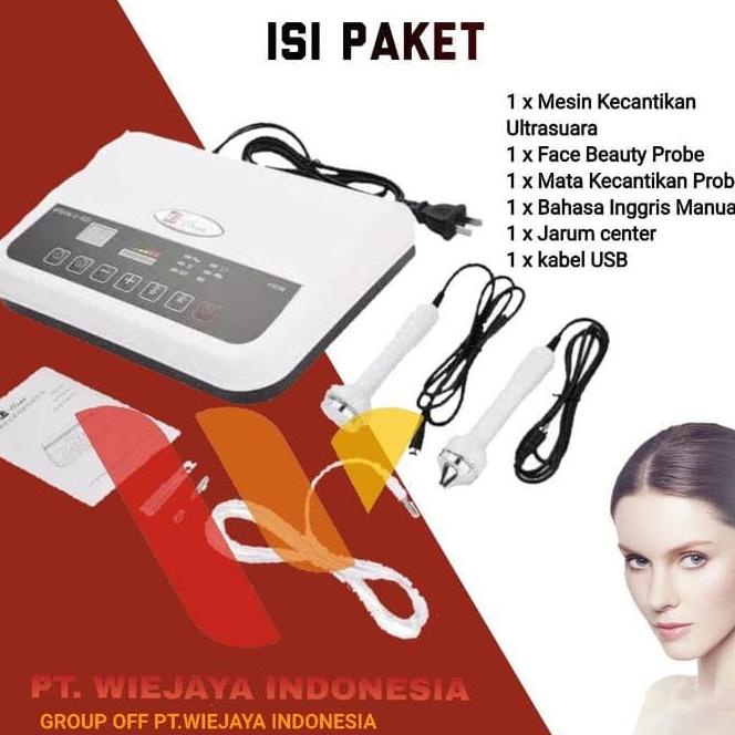 Soft Cauter Alat Detox Wajah -Ultrasound 3In1 Flek Jerawat Kerutan