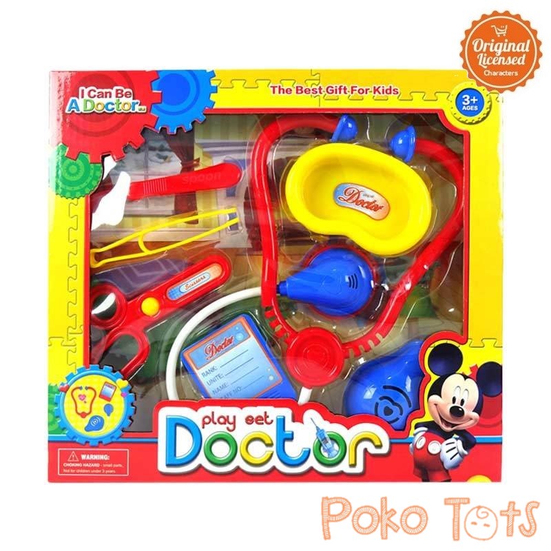 Happy Toon Play Set Doctor Mickey Mainan Dokter Anak