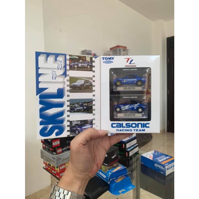 Tomica Limited Calsonic Racing Team Skyline R31 R32