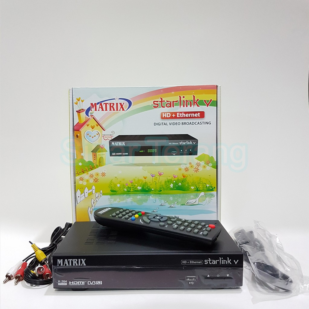 Receiver Matrix Starlink V HD Ethernet | Shopee Indonesia