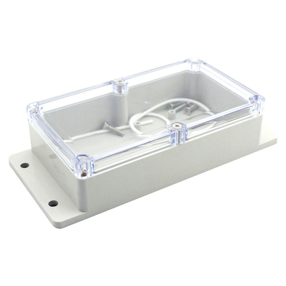 Populer Junction Box Plastik Waterproof Enclosure Transparan Penutup Kotak Proyek Listrik