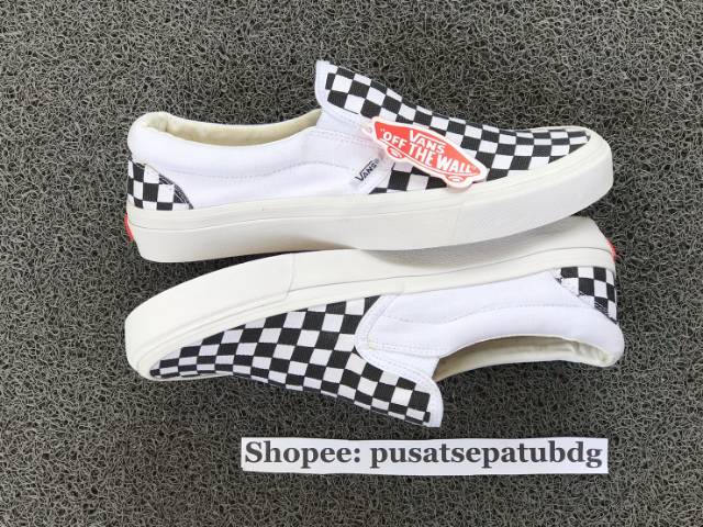 Vans Slip On Mono Checkerboard Black White