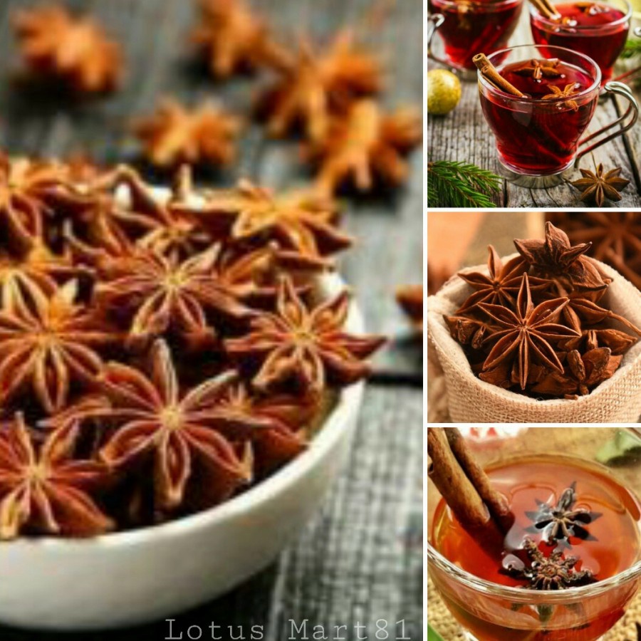 

Pekak Bumbu Masak Utuh Asli / Bunga Lawang / Segi Delapan 250 gr (1/4 kg)