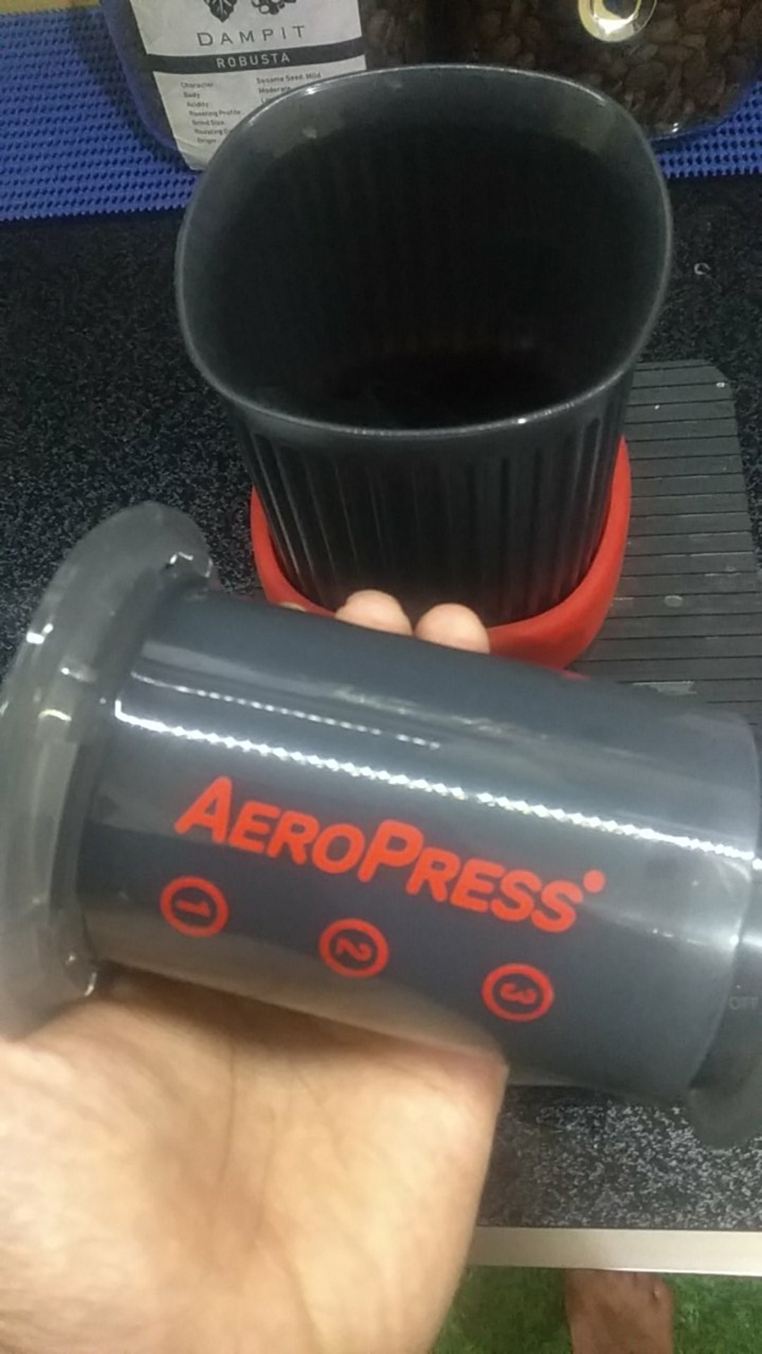 Aeropress Go Travel Free Steel Metal Filter Coffee Press Portable Cold Brew Maker