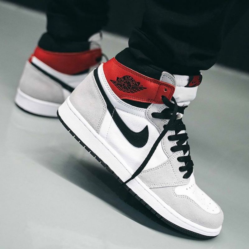 Air Jordan 1 Retro High Black Toe Original Nike Shoes-3