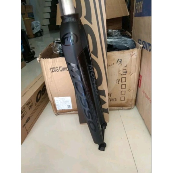 Fork Garpu Sepeda Mosso Rigid Bike Bicycle Front Fork Seri M6 M5 M5L Blac Red Gray Abu Abu merah Biru Hijau Hitam Moso