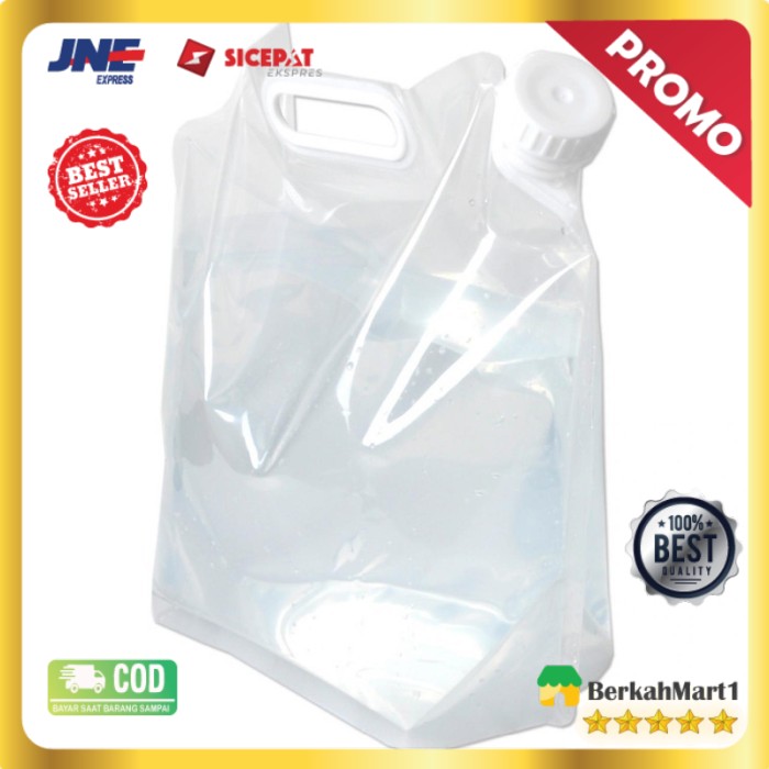 TaffSPORT Kantong Air Portable Water Bag 5 dan 10 Liter - 5 Liter