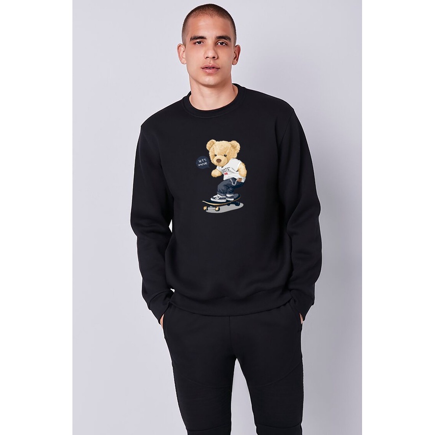 Best Seller - Sweater Sweatshirt pria dan wanita| pakaian pria switer distro| hoodie hitam surfing