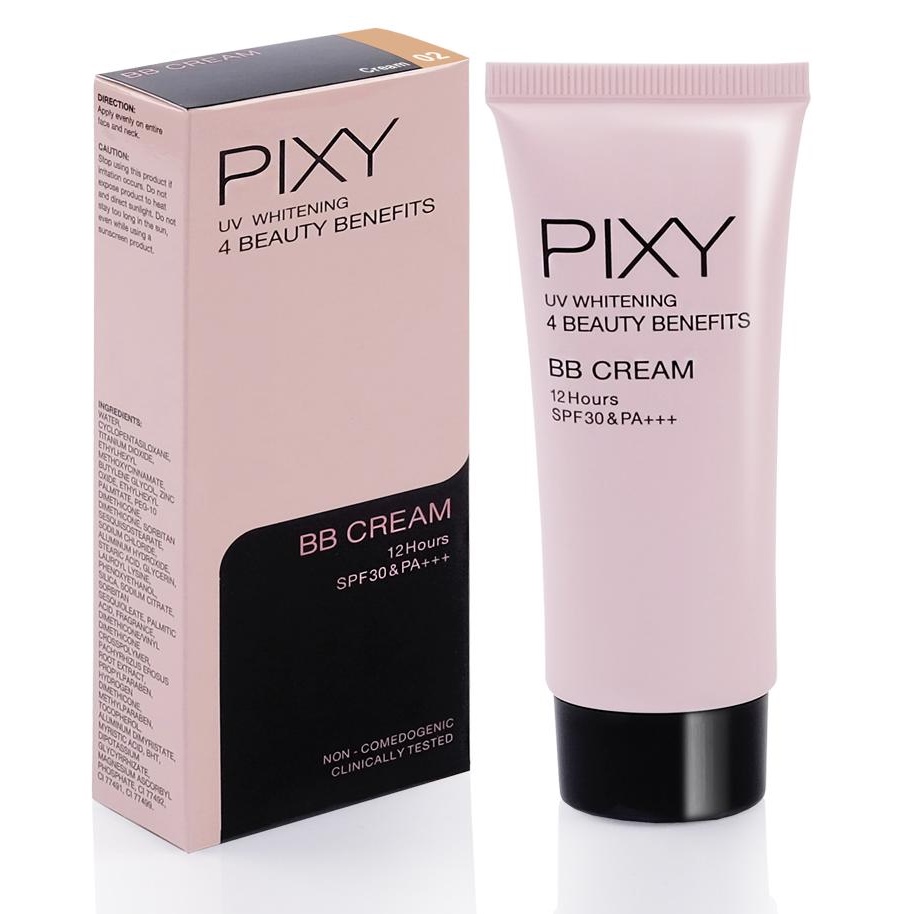 PIXY UVW BB Cream - 02 Cream (4 Beauty Benefit)