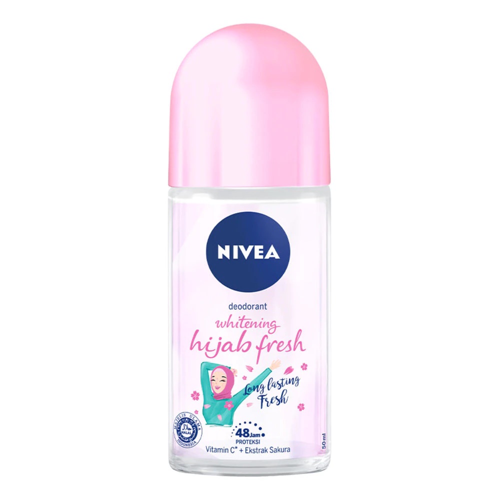 NIVEA Hijab Soft Shaveless | Personal Care Hijab Fresh Whitening Deodorant Roll-On 50ml