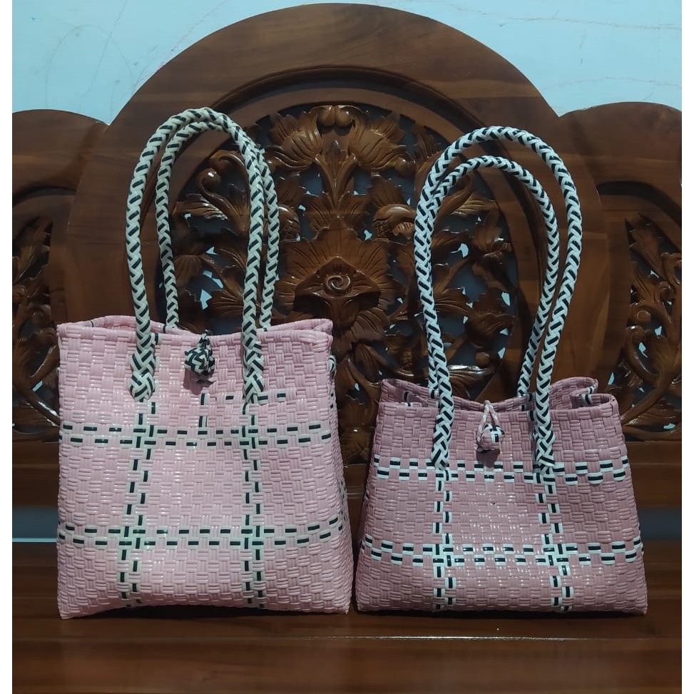 Tas Jali Jali Anyaman Plastik Premium (Daraja)