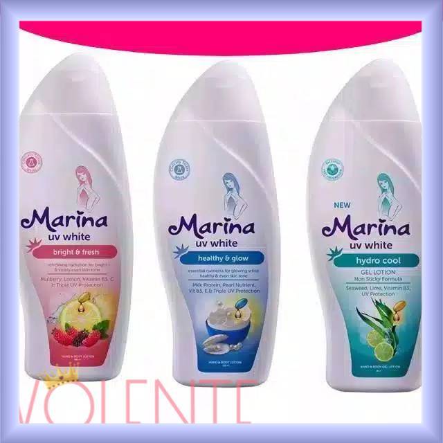 [HAND AND BODY LOTION] MARINA UV WHITE / MARINA TOTAL CARE / MARINA NATURAL 100ML