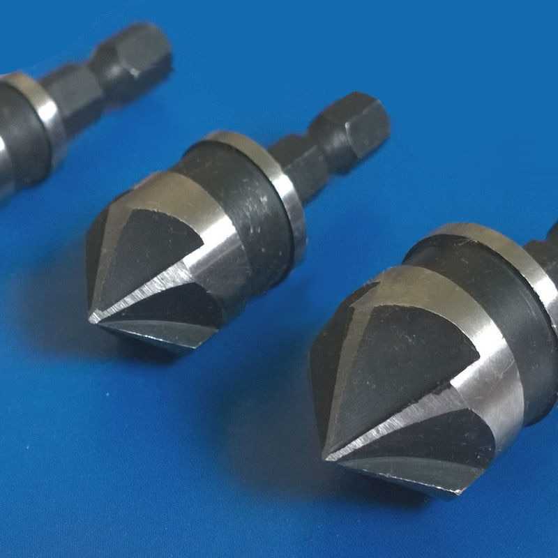 GIJ - Taffware Mata Bor Drill Bit Countersink Carbon Steel 12 16 19mm 3 PCS