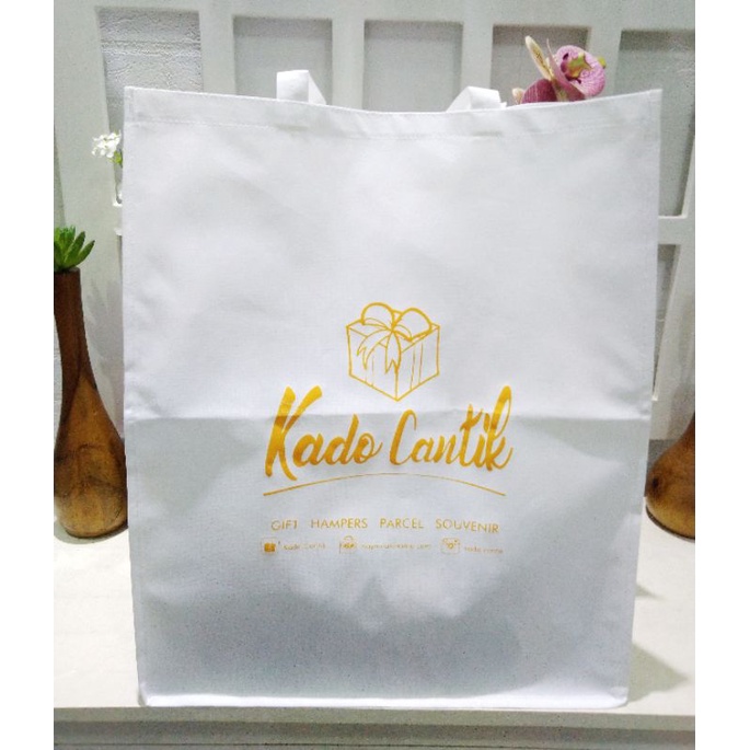 

Tas goodie bag Kado Cantik Ukuran besar/ Tote bag