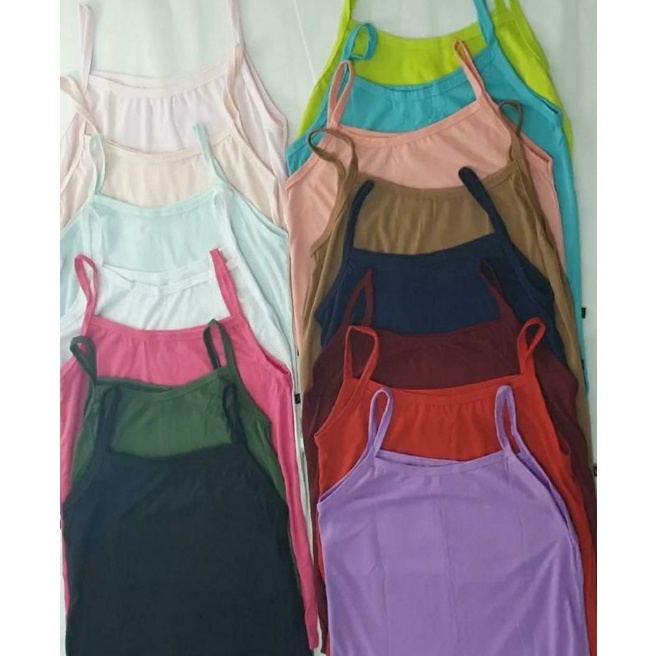 Tangtop/Tank top Kaos dalam Singlet Cewe Perempuan Dewasa size M - XXL bahan adem berkualitas-6